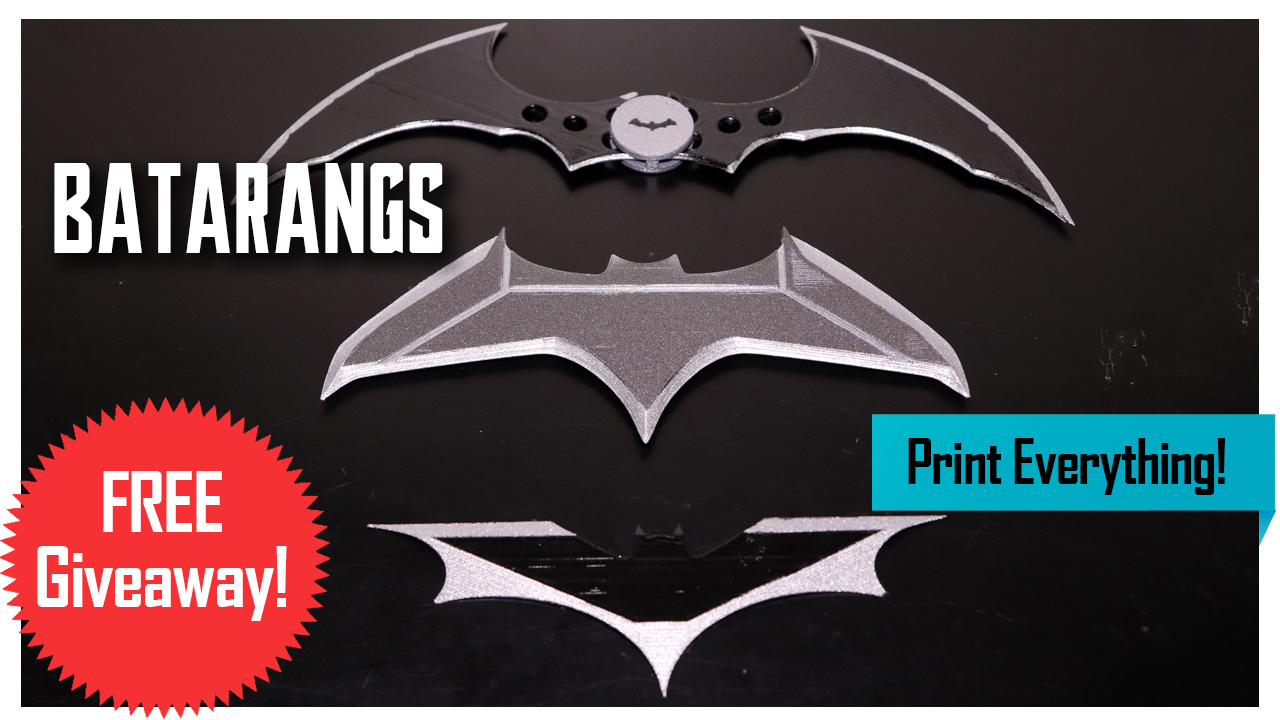 3D printed batarang