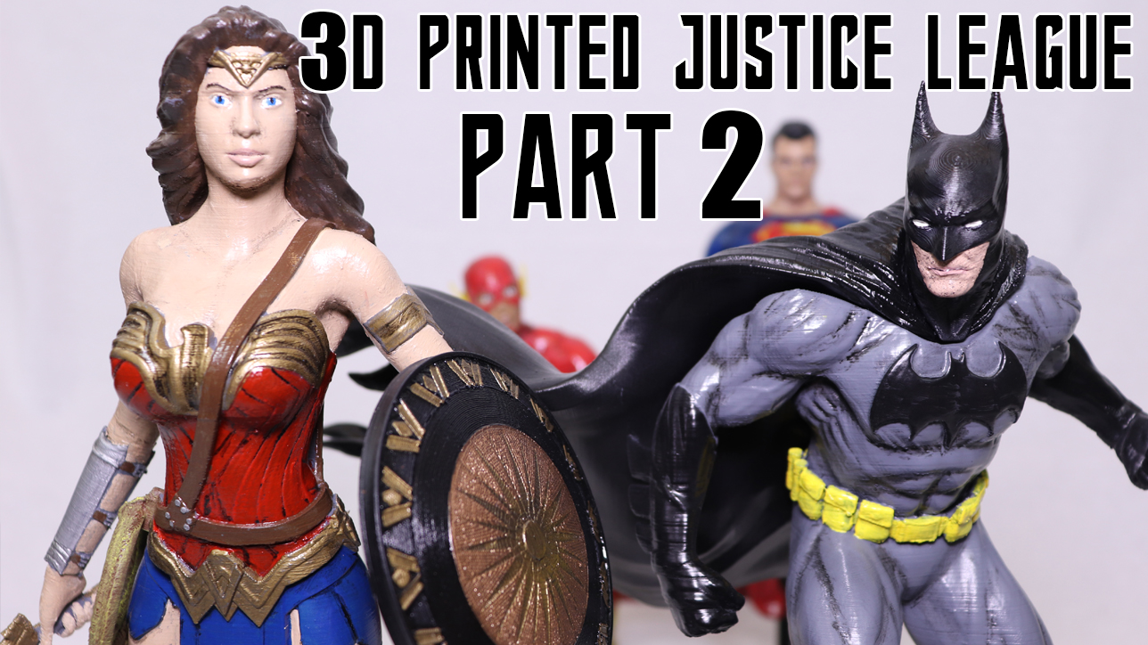 3D Printed Justice League