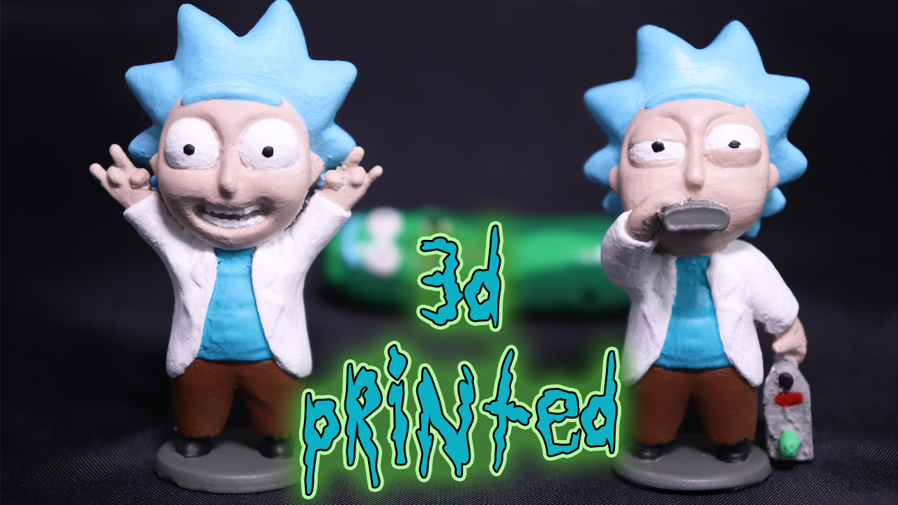 3D Printed Tiny Rick